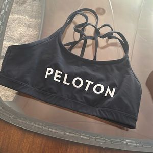 Black, peloton, sports bra